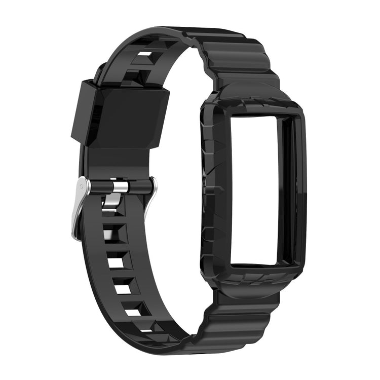 Vildt nydelig Universal Fitbit Silikone Rem - Sort#serie_1