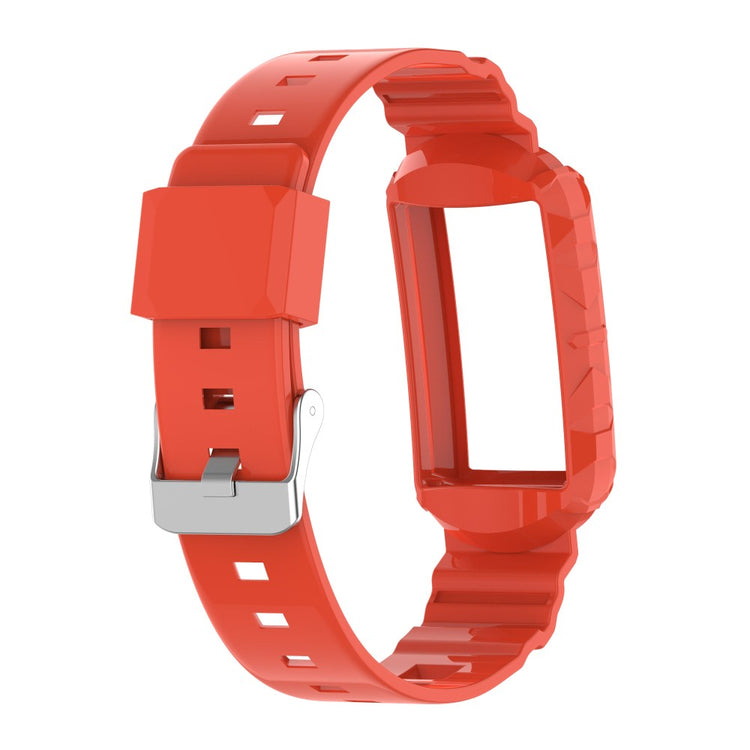 Vildt nydelig Universal Fitbit Silikone Rem - Orange#serie_4