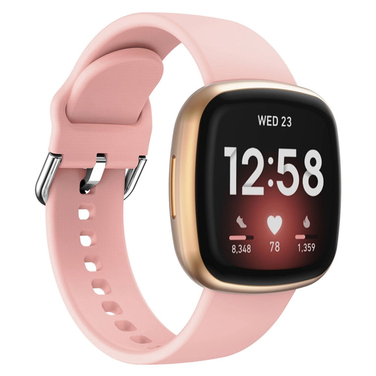 Rigtigt fed Universal Fitbit Silikone Rem - Pink#serie_4