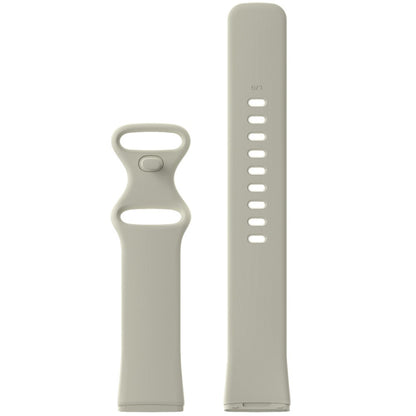Mega hårdfør Universal Fitbit Silikone Rem - Størrelse: L - Hvid#serie_16