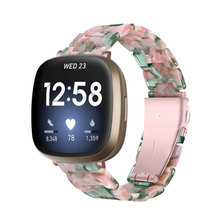 Mega pænt Fitbit Sense 2 / Fitbit Versa 4  Rem - Pink#serie_9