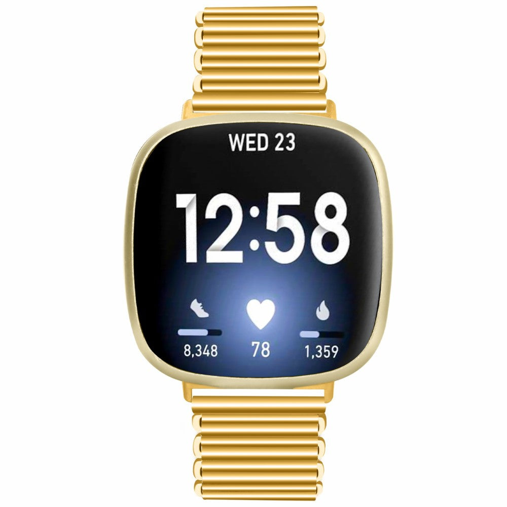 Helt vildt elegant Fitbit Sense 2 / Fitbit Versa 4  Rem - Guld#serie_2