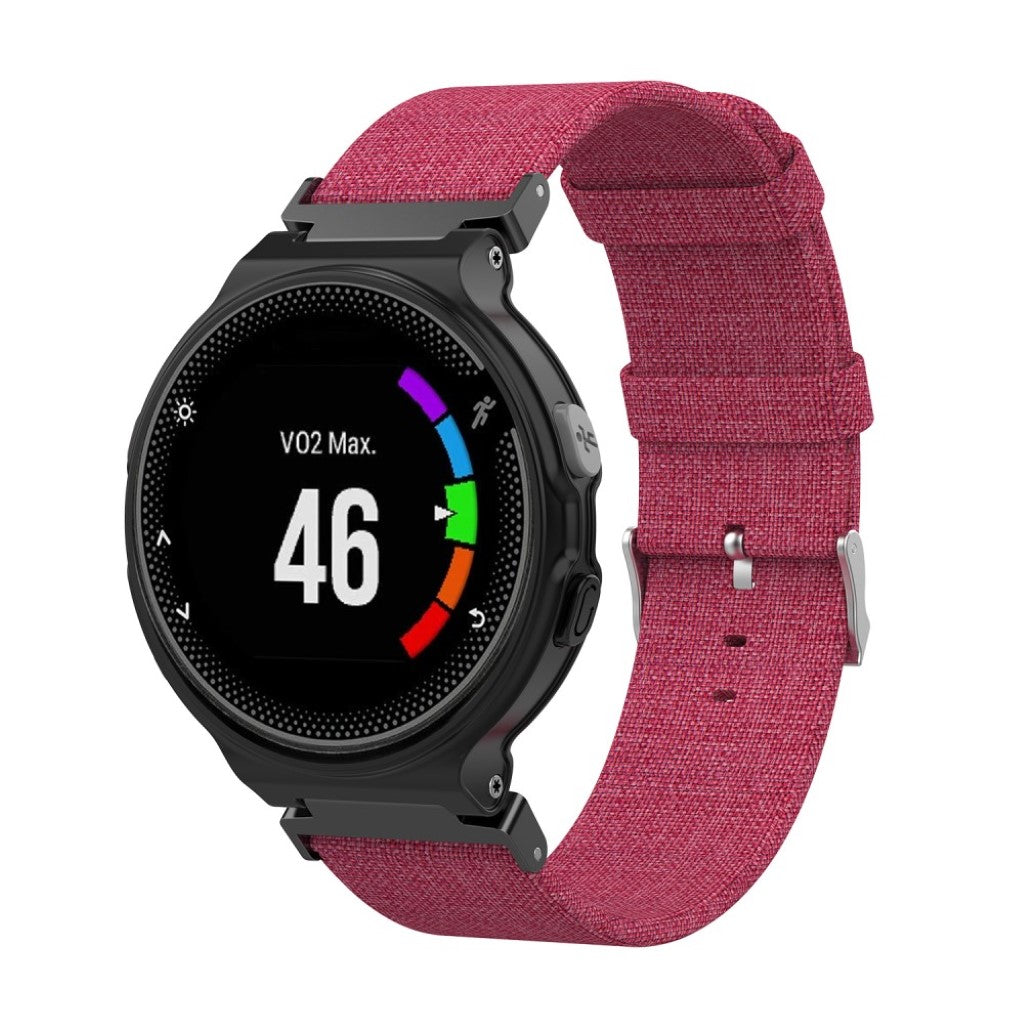 Vildt sejt Universal Garmin Nylon Rem - Rød#serie_5