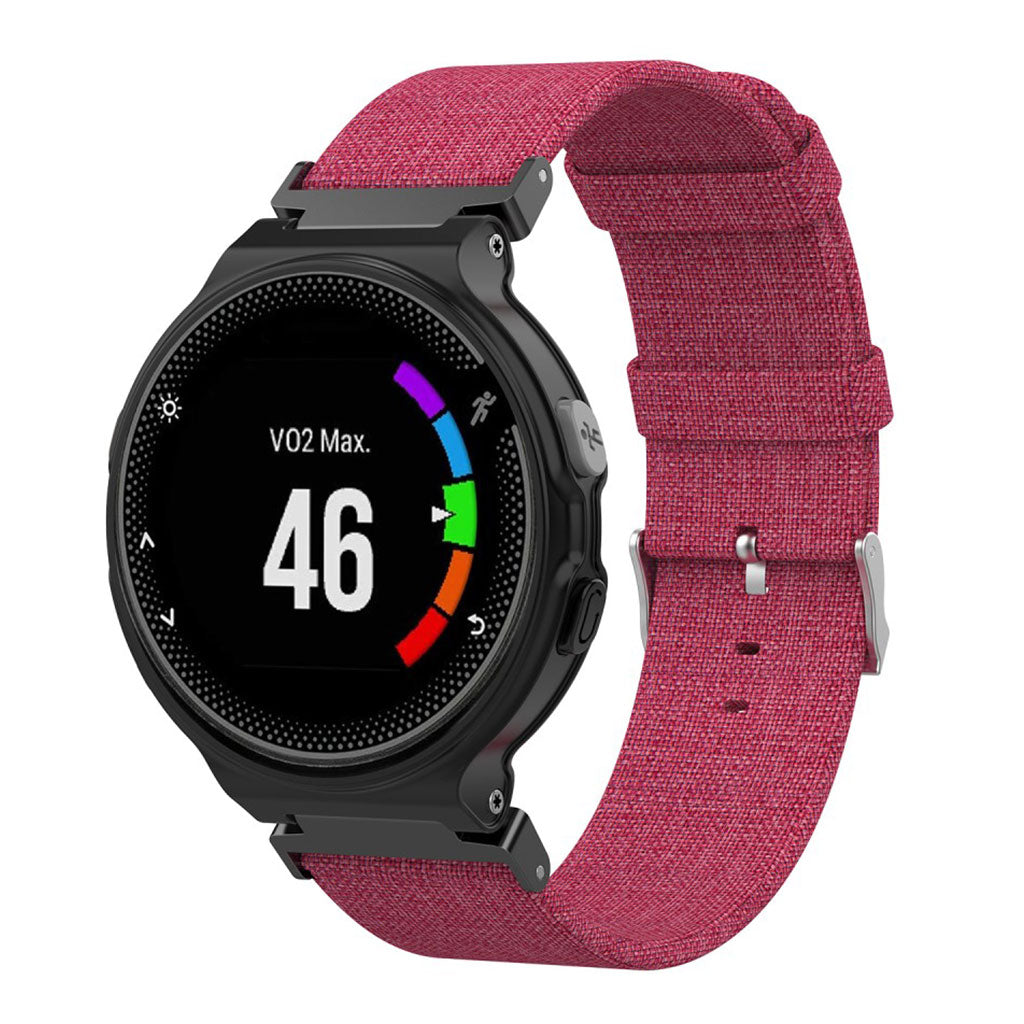 Vildt sejt Universal Garmin Nylon Rem - Rød#serie_5