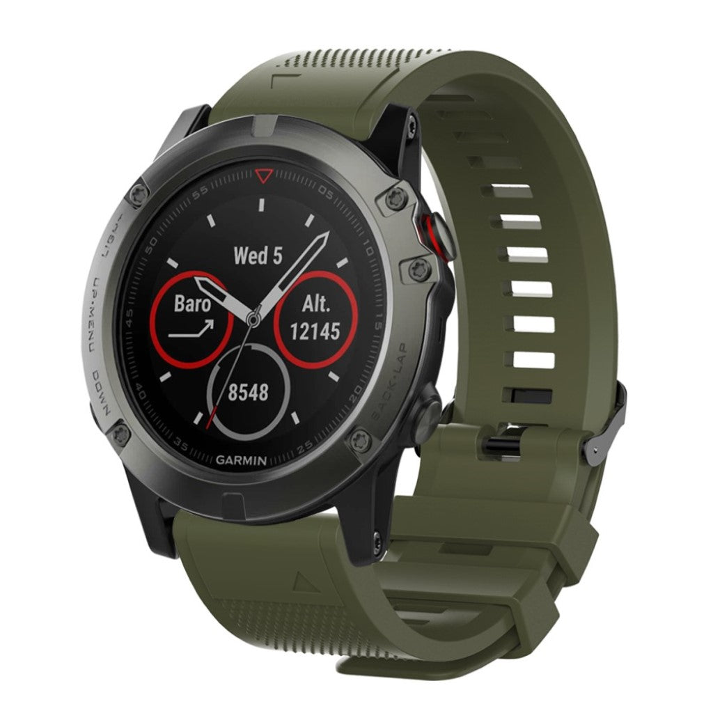 Supercool Universal Garmin Silikone Rem - Grøn#serie_8