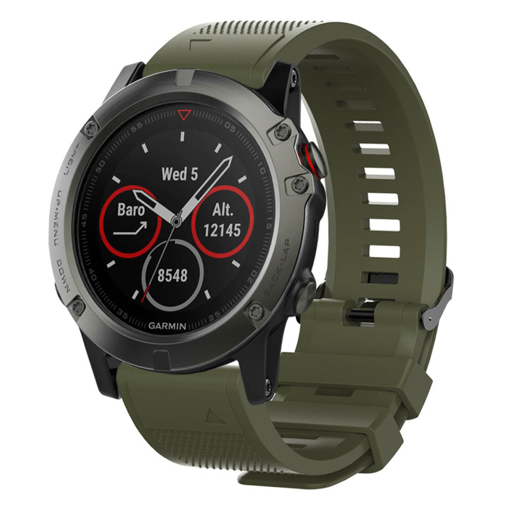 Supercool Universal Garmin Silikone Rem - Grøn#serie_8