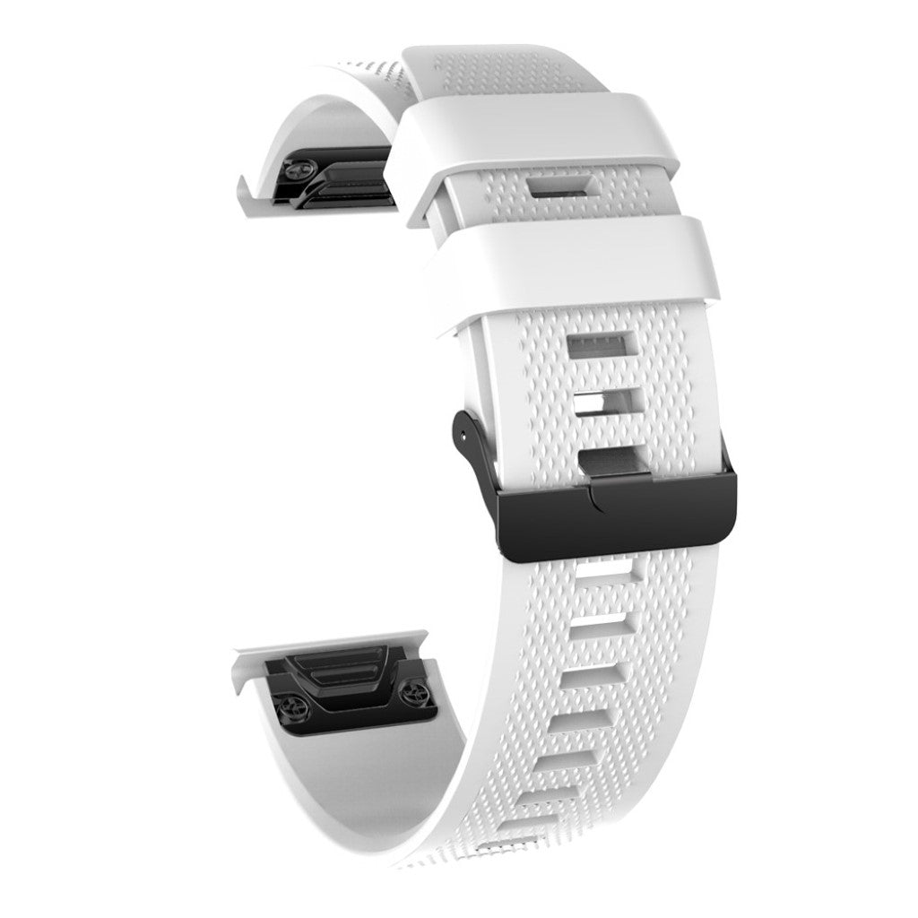 Vildt hårdfør Universal Garmin Silikone Rem - Hvid#serie_1