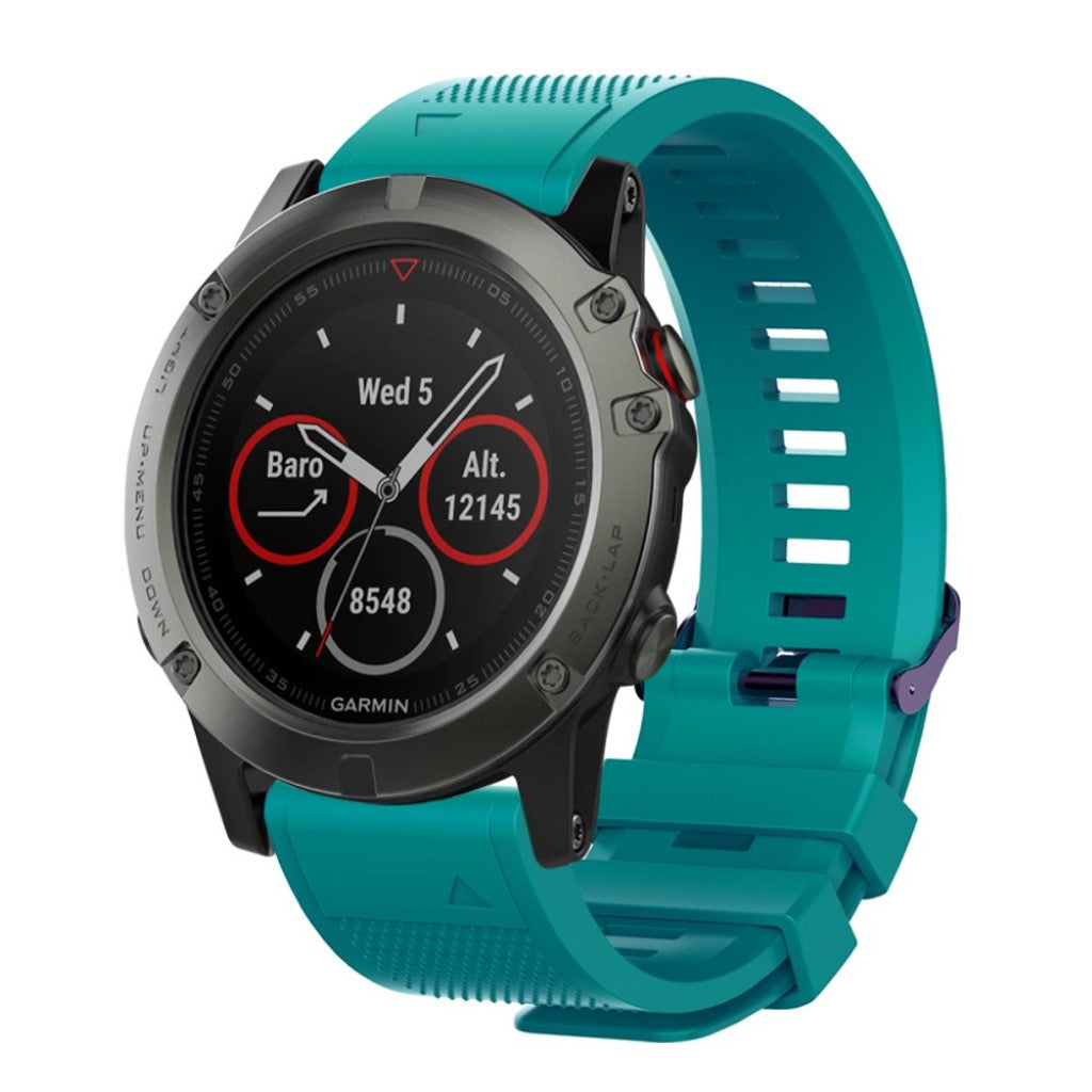 Vildt hårdfør Universal Garmin Silikone Rem - Grøn#serie_2