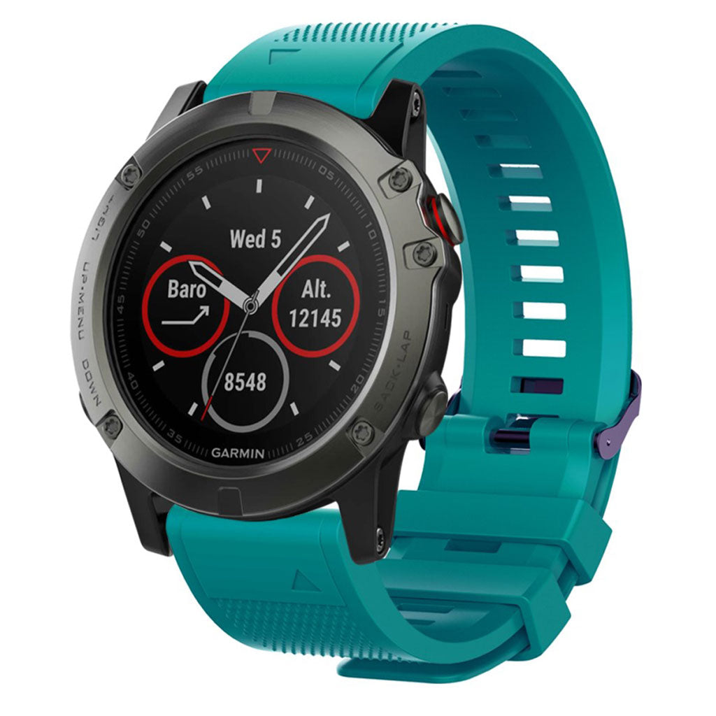 Vildt hårdfør Universal Garmin Silikone Rem - Grøn#serie_2