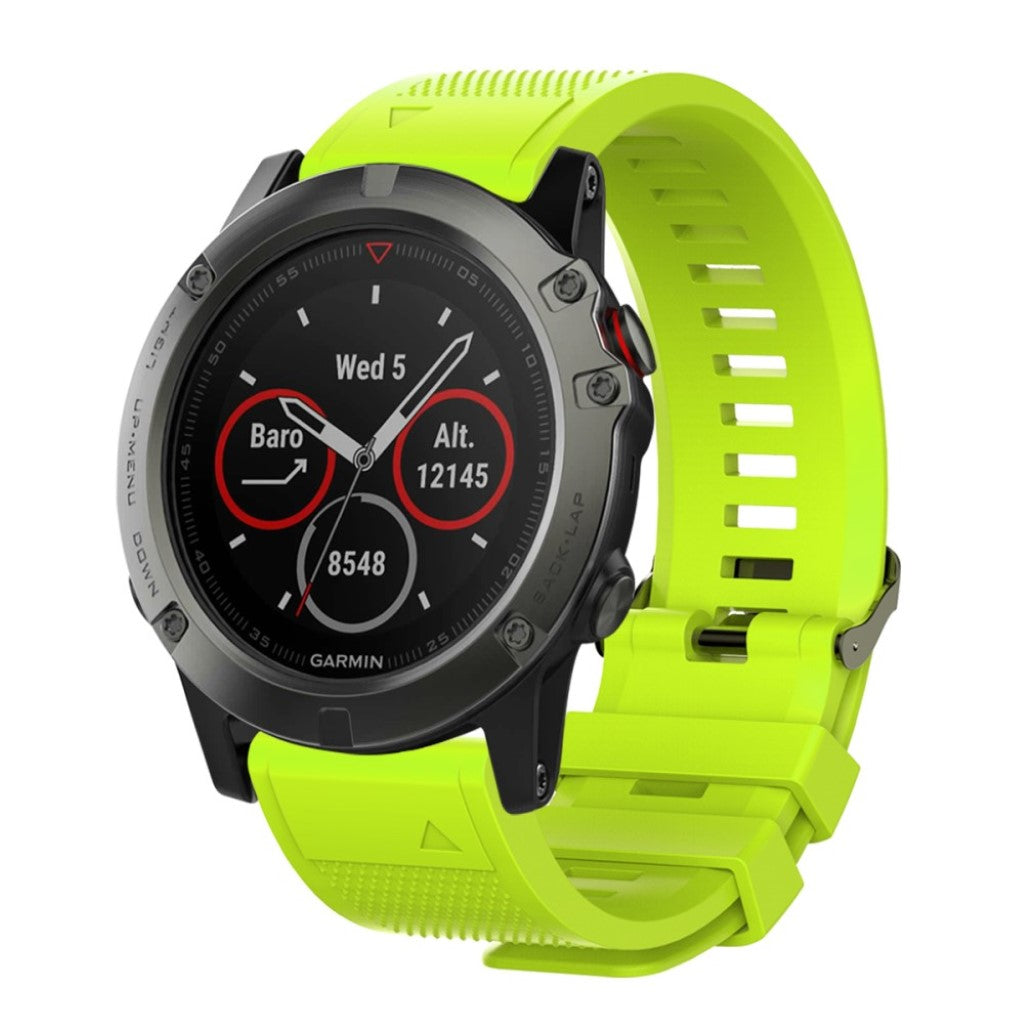 Rigtigt elegant Universal Garmin Silikone Rem - Grøn#serie_1