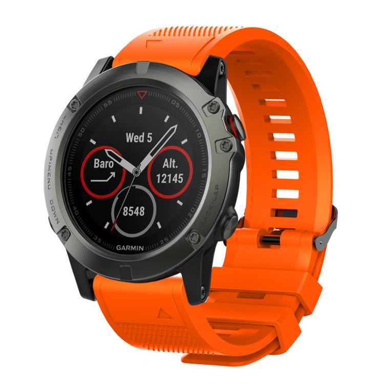 Rigtigt elegant Universal Garmin Silikone Rem - Orange#serie_5