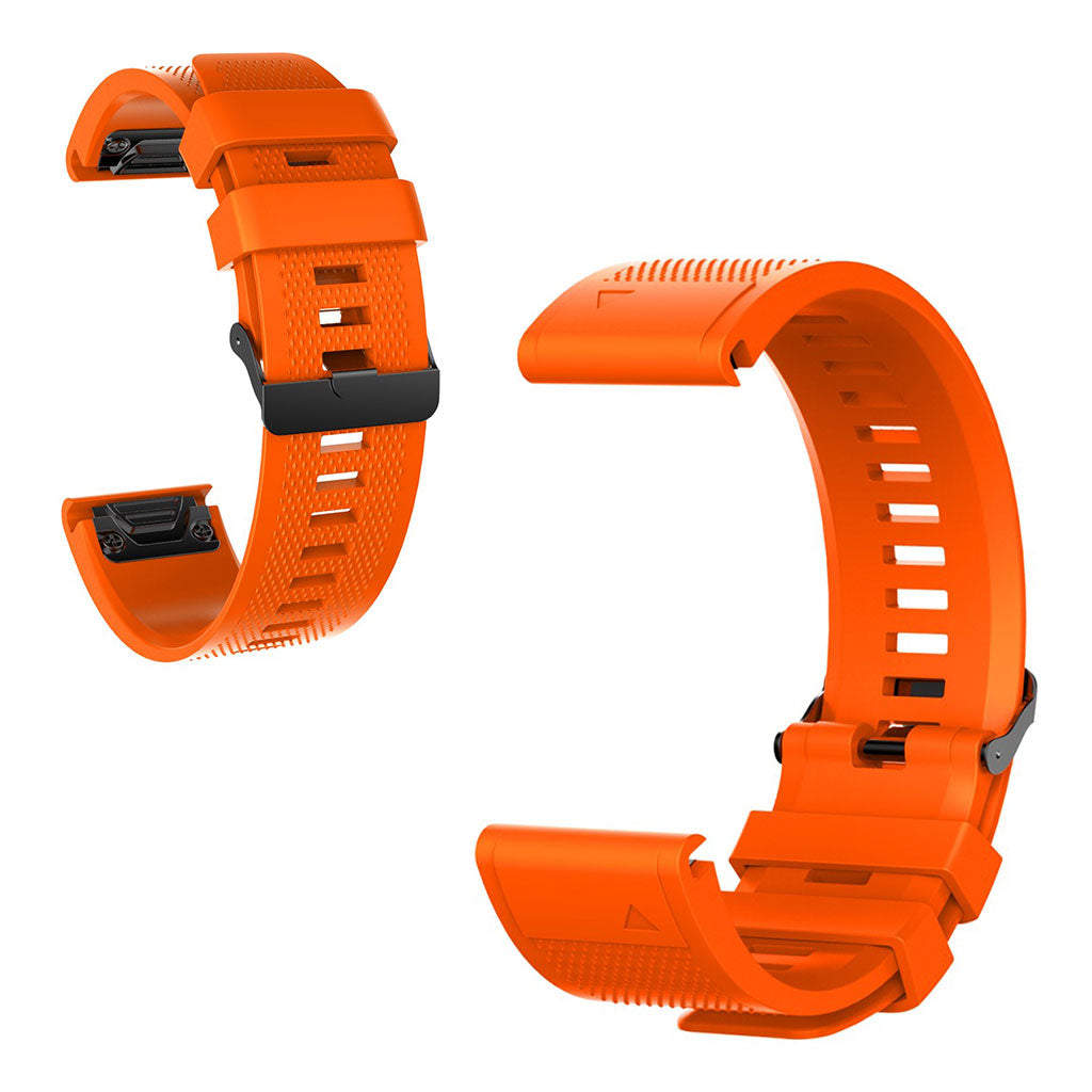 Rigtigt elegant Universal Garmin Silikone Rem - Orange#serie_5