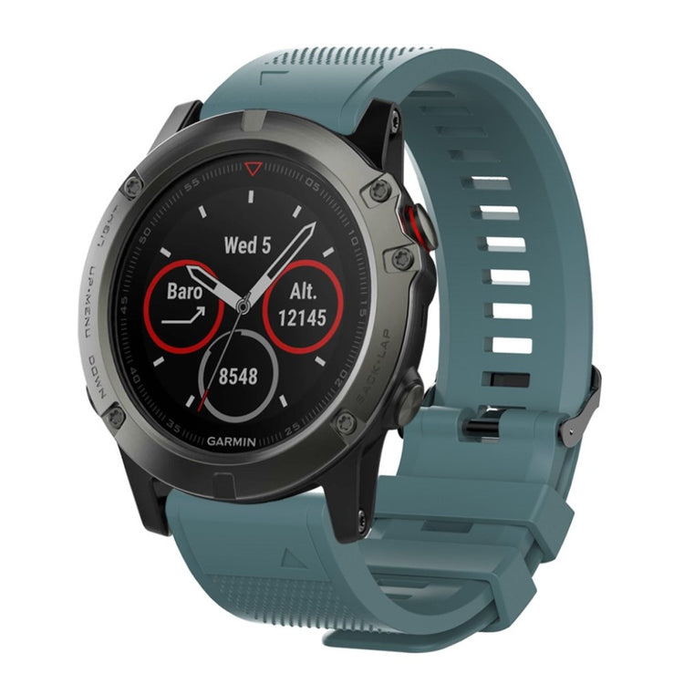 Rigtigt elegant Universal Garmin Silikone Rem - Grøn#serie_9