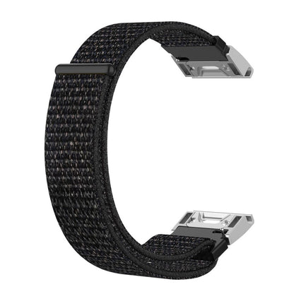 Fremragende Garmin Fenix 6 / Garmin Fenix 5 Nylon Rem - Sort#serie_5