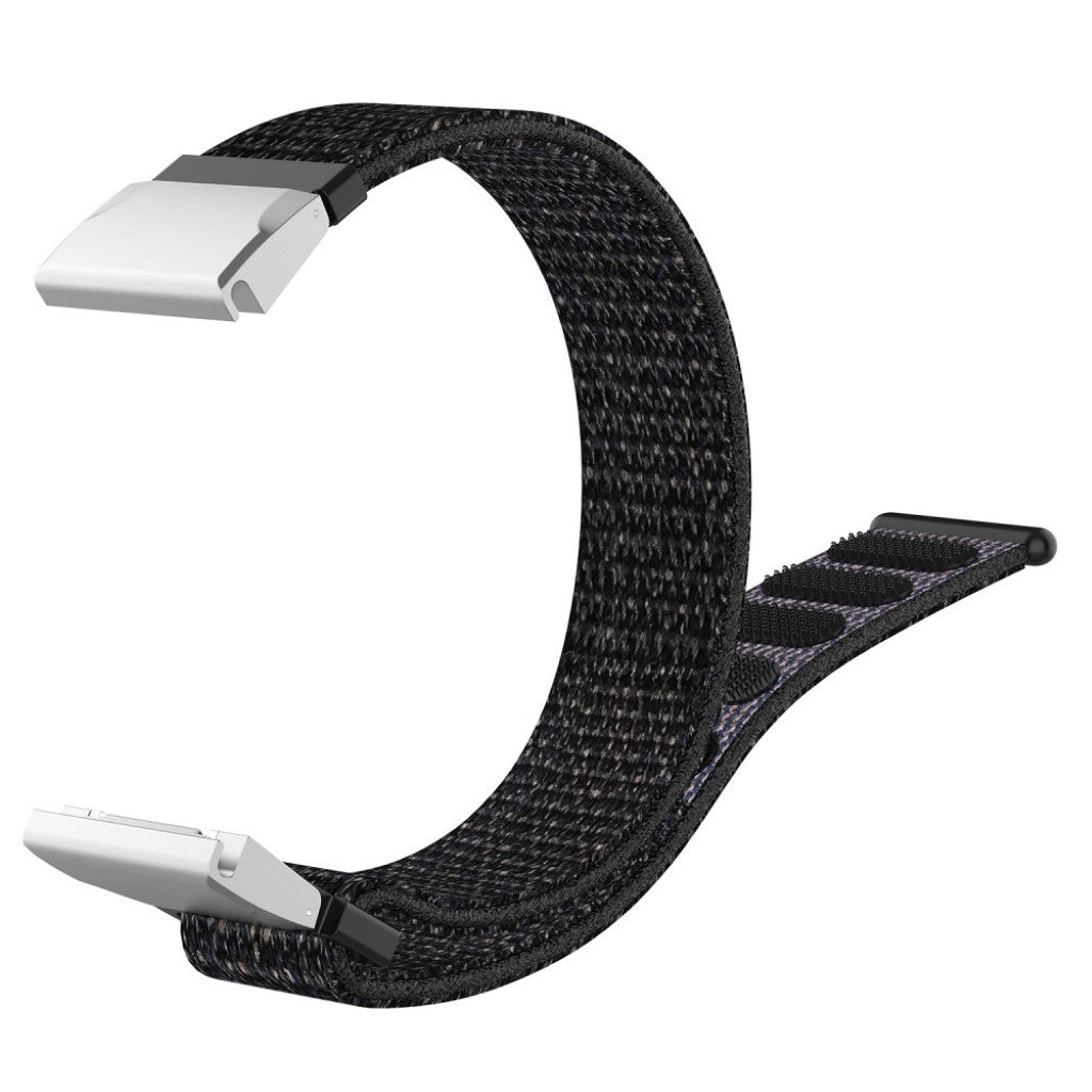 Fremragende Garmin Fenix 6 / Garmin Fenix 5 Nylon Rem - Sort#serie_5