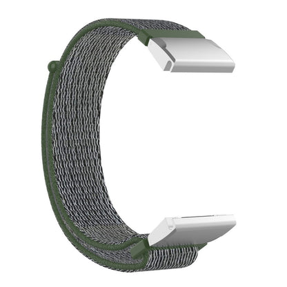 Fremragende Garmin Fenix 6 / Garmin Fenix 5 Nylon Rem - Grøn#serie_8