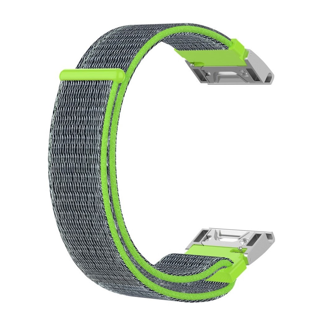 Fremragende Garmin Fenix 6 / Garmin Fenix 5 Nylon Rem - Blå#serie_9