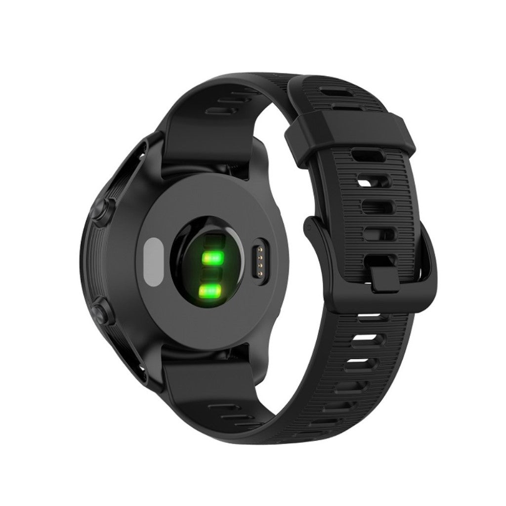 Rigtigt pænt Universal Garmin Silikone Rem - Sort#serie_1