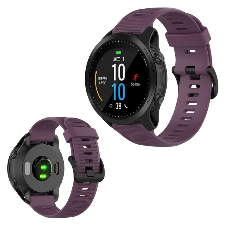 Komfortabel Universal Garmin Silikone Rem - Lilla#serie_11