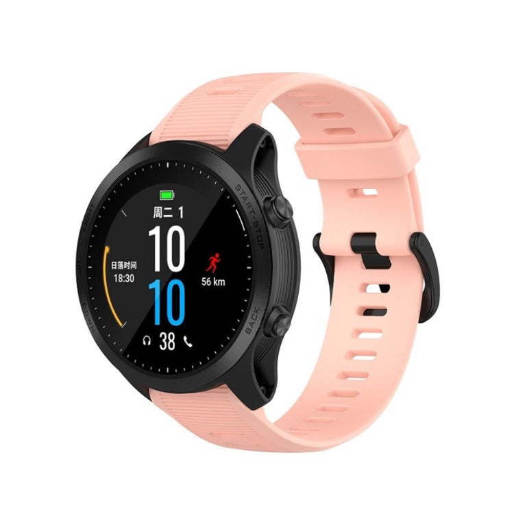 Rigtigt pænt Universal Garmin Silikone Rem - Pink#serie_5