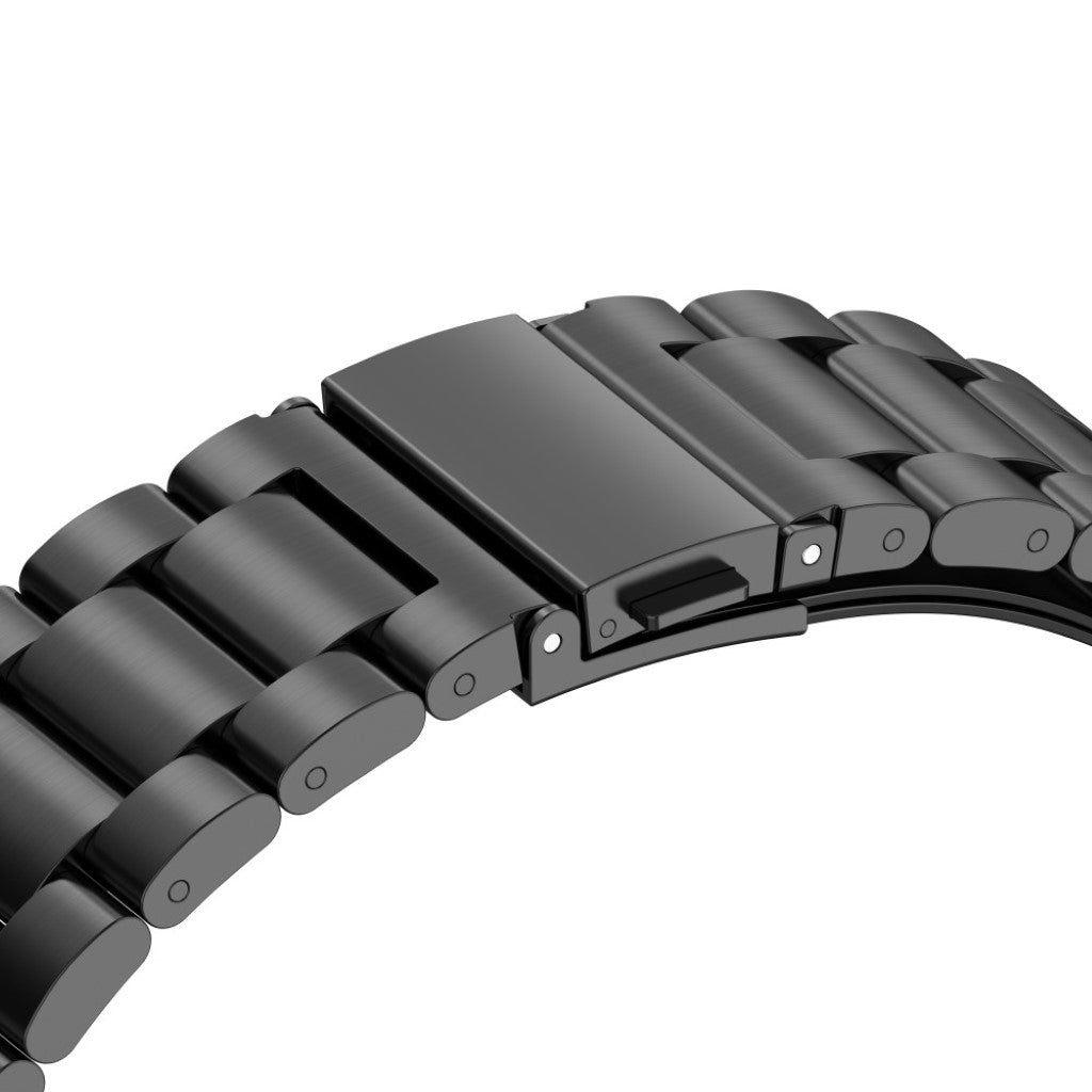 Mega komfortabel Universal Garmin Metal Rem - Sort#serie_1