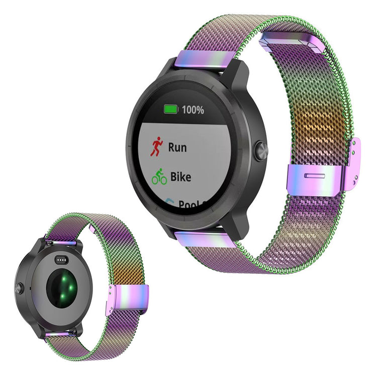 Rigtigt cool Universal Garmin Metal Rem - Flerfarvet#serie_3