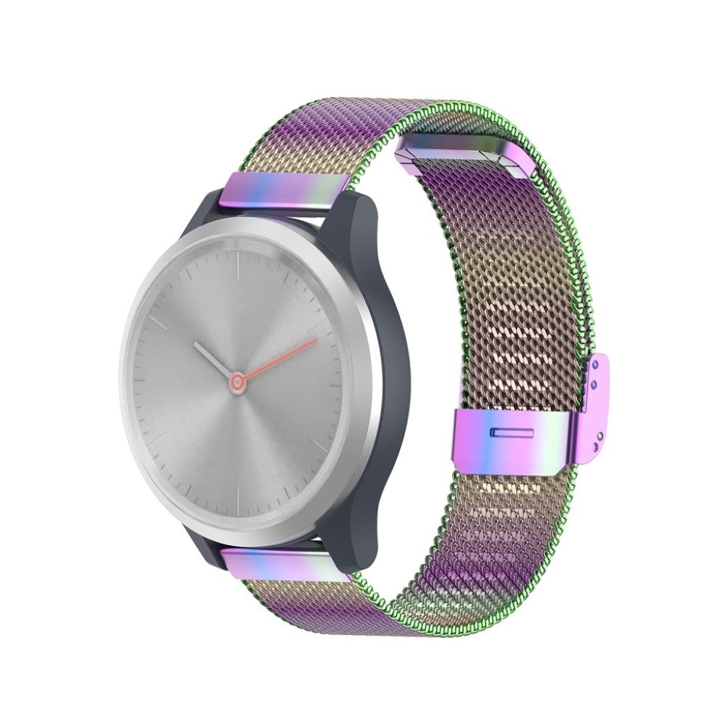 Yndigt Garmin Vivomove 3S / Garmin Vivoactive 4S Metal Rem - Flerfarvet#serie_3