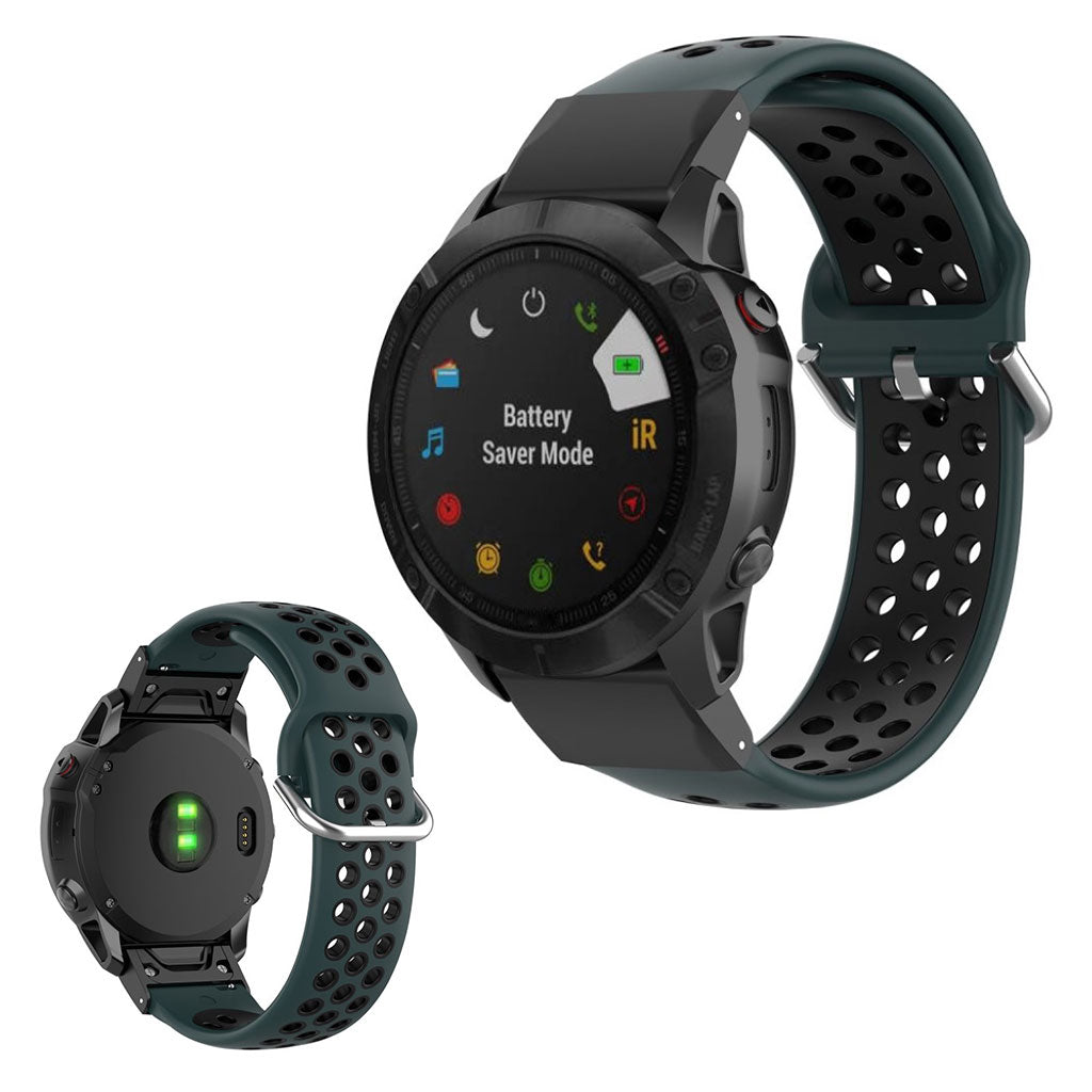 Godt Universal Garmin Silikone Rem - Grøn#serie_13