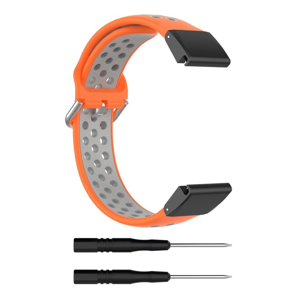 Godt Universal Garmin Silikone Rem - Orange#serie_9