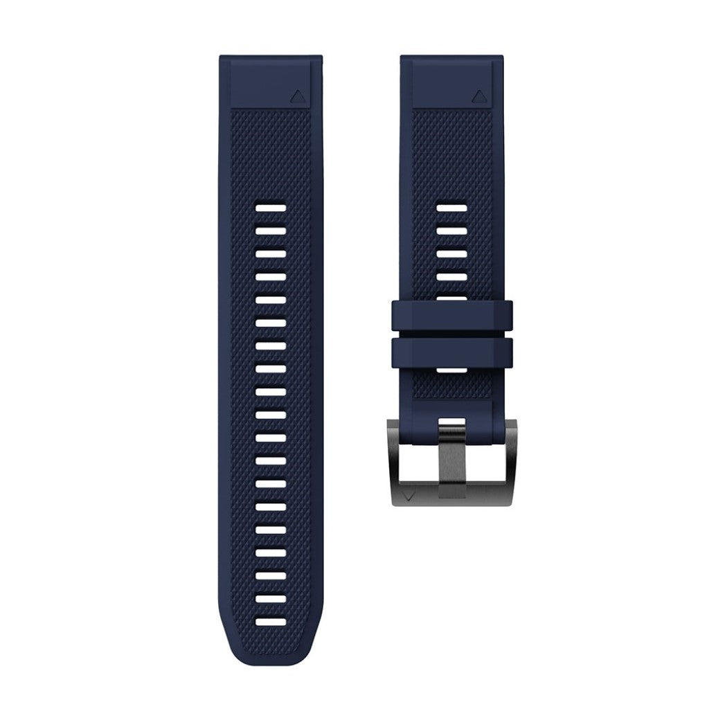 Super sejt Garmin Fenix 5 Silikone Rem - Blå#serie_11