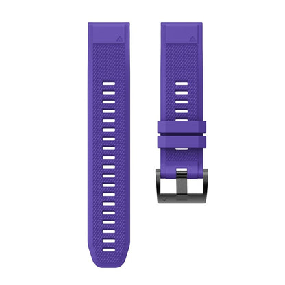 Super sejt Garmin Fenix 5 Silikone Rem - Lilla#serie_12