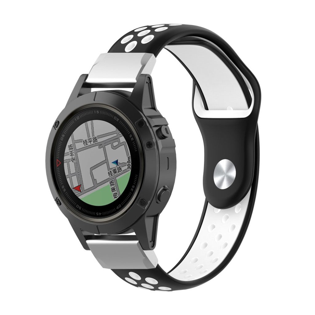 Mega fint Garmin Fenix 5X Silikone Rem - Flerfarvet#serie_2