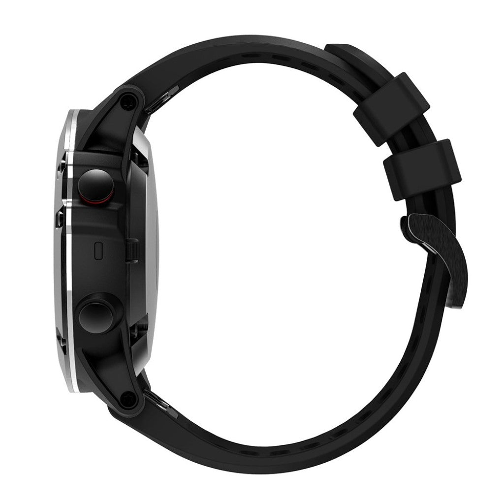 Helt vildt kønt Garmin Fenix 5X Silikone Rem - Sort#serie_1