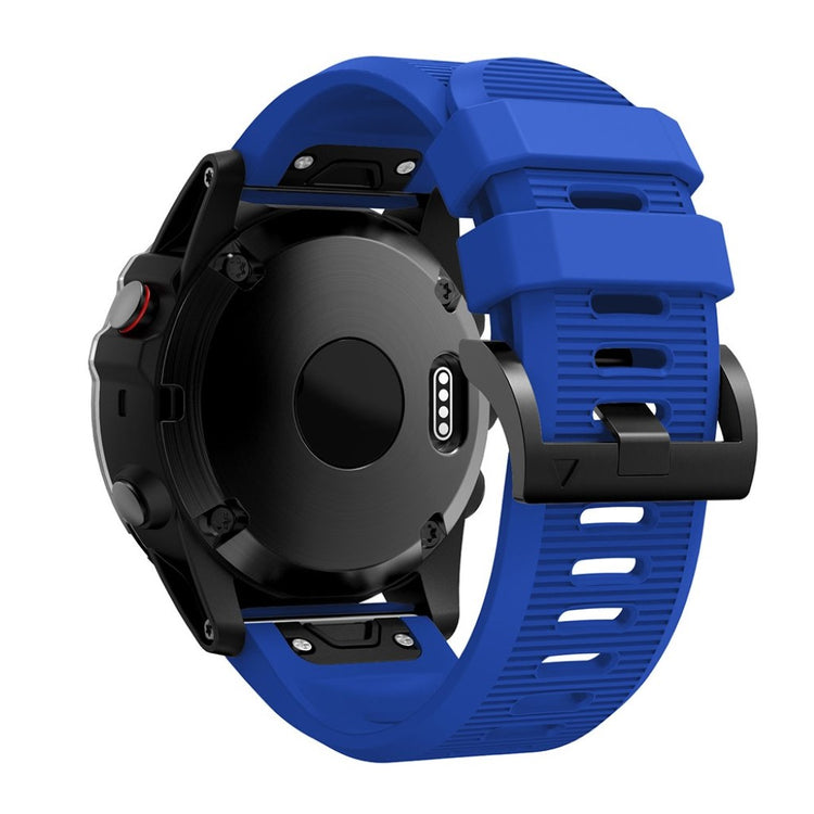 Helt vildt kønt Garmin Fenix 5X Silikone Rem - Blå#serie_9