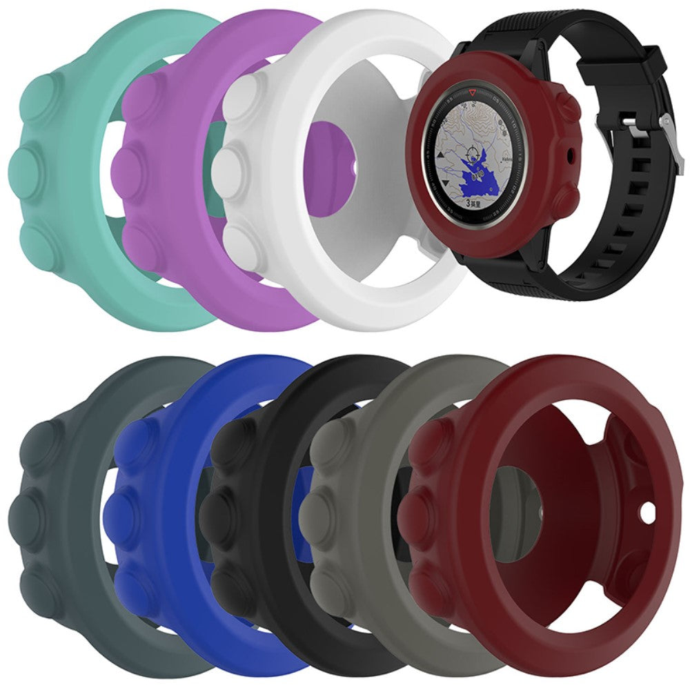 Garmin Fenix 5X / Garmin Fenix 5X Plus  Silikone Bumper  - Rød#serie_4