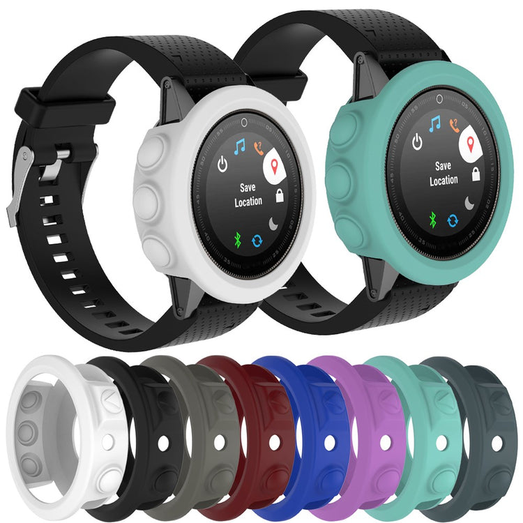 Garmin Fenix 5X  Silikone Bumper  - Hvid#serie_1