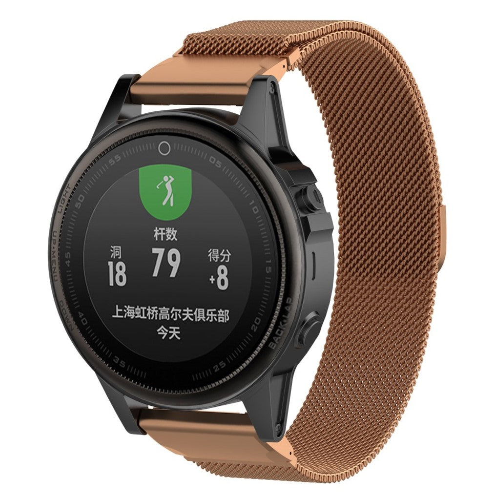 Mega slidstærk Garmin Fenix 5S Metal Rem - Flerfarvet#serie_2