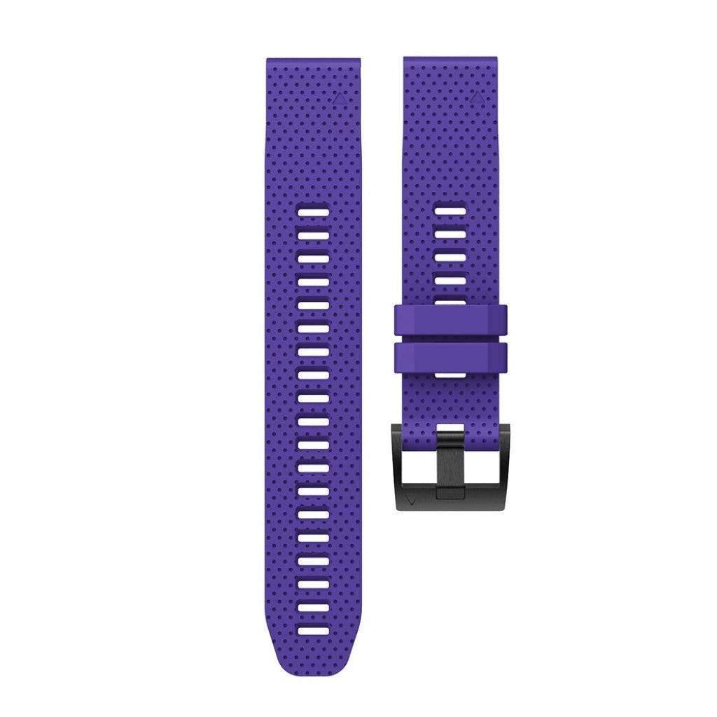 Vildt skøn Garmin Fenix 5S Silikone Rem - Lilla#serie_12