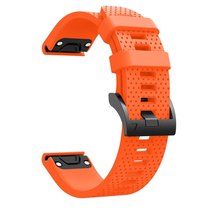 Vildt skøn Garmin Fenix 5S Silikone Rem - Orange#serie_4