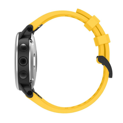 Vildt skøn Garmin Fenix 5S Silikone Rem - Gul#serie_6