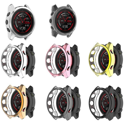 Garmin Forerunner 745 Stilfuld Silikone Bumper  - Sort#serie_1