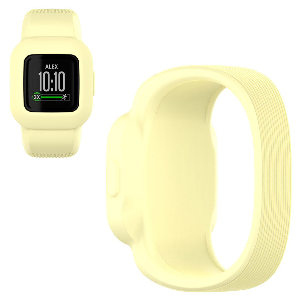 Fantastisk Garmin Vivofit Jr 3 Silikone Rem - Størrelse: L - Gul#serie_5