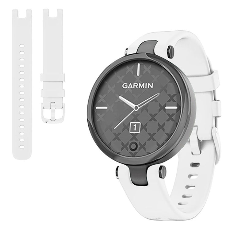 Vildt kønt Garmin Lily Silikone Rem - Hvid#serie_2