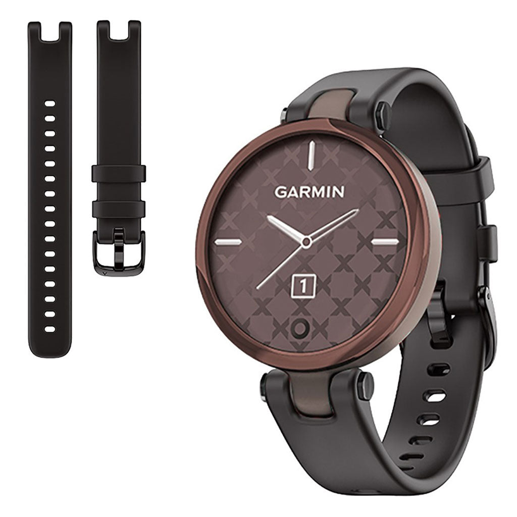 Vildt kønt Garmin Lily Silikone Rem - Sort#serie_4