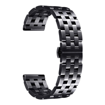 Helt vildt hårdfør Universal Garmin Metal Rem - Sort#serie_1