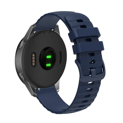 Meget elegant Universal Garmin Silikone Rem - Blå#serie_2