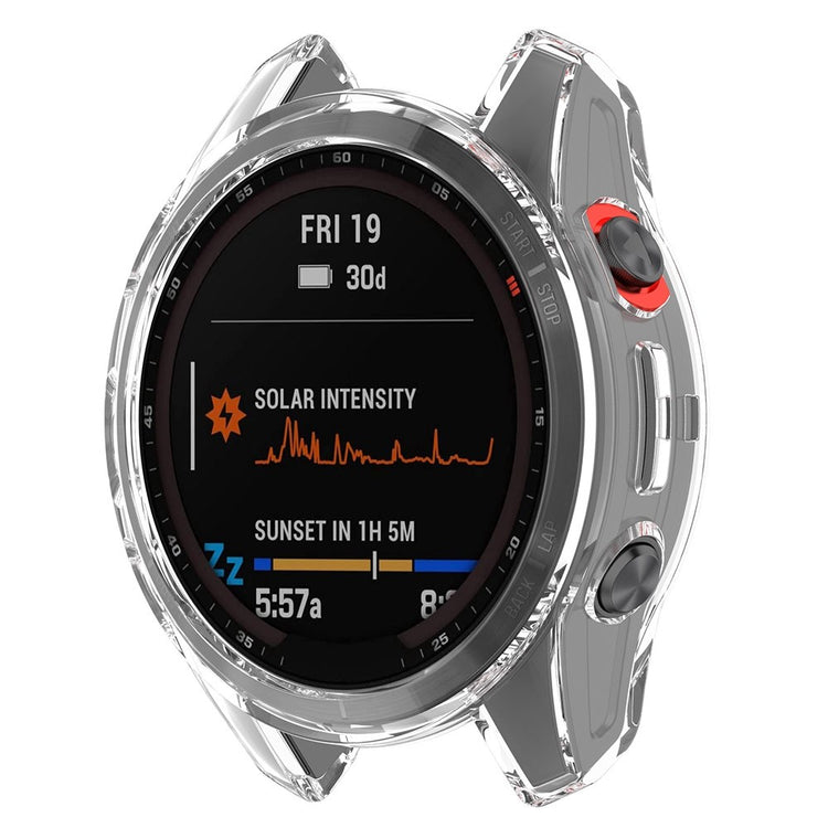 Rigtigt Godt Garmin Fenix 7S Silikone Cover - Gennemsigtig#serie_2