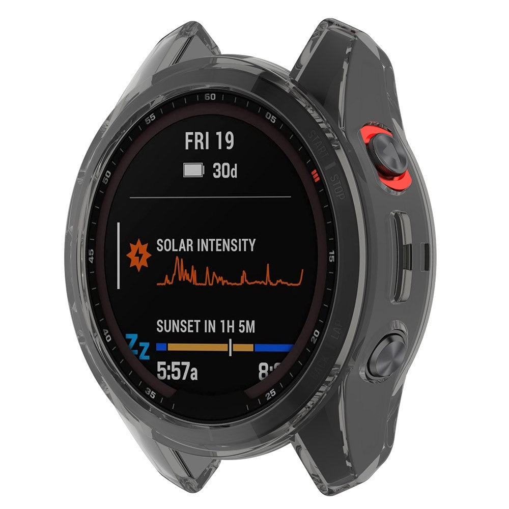 Rigtigt Godt Garmin Fenix 7S Silikone Cover - Sort#serie_3