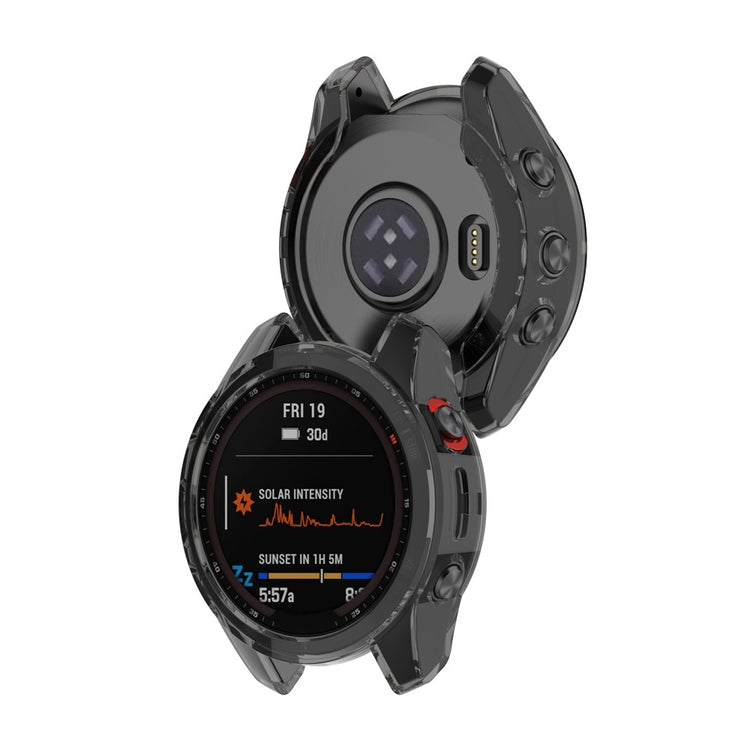 Rigtigt Godt Garmin Fenix 7S Silikone Cover - Sort#serie_3