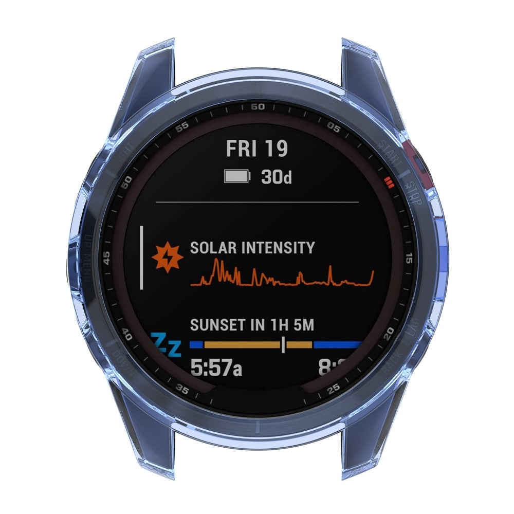 Rigtigt Godt Garmin Fenix 7S Silikone Cover - Blå#serie_4